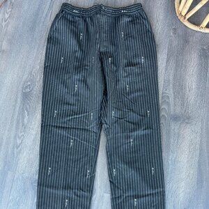 Black Versace Pants Pinstripe Men’s Size 50